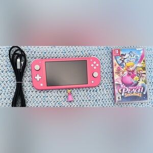Princess peach Nintendo switch bundle